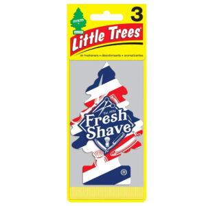 Ambientador coche Little Trees paquete de 3 (afeitado fresco)-