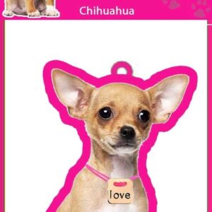 Chihuahua Love Dog Regalo - 4 x Ambientadores Coche Perros Olor-