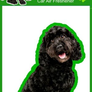 Ambientadores de coche Cockapoo negros regalo perro 4 x perros malolientes-
