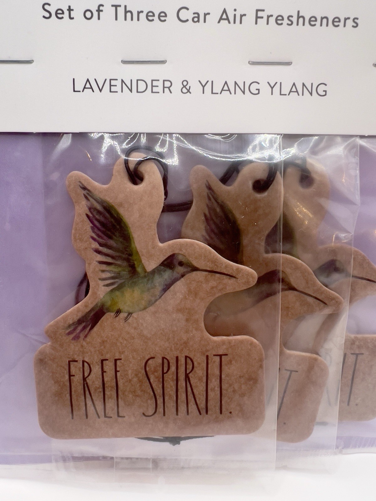 Ambientadores de coche Rae Dunn. Cumbre de cítricos y lavanda Ylang Ylang. Dos paquetes de 3- - Image 5