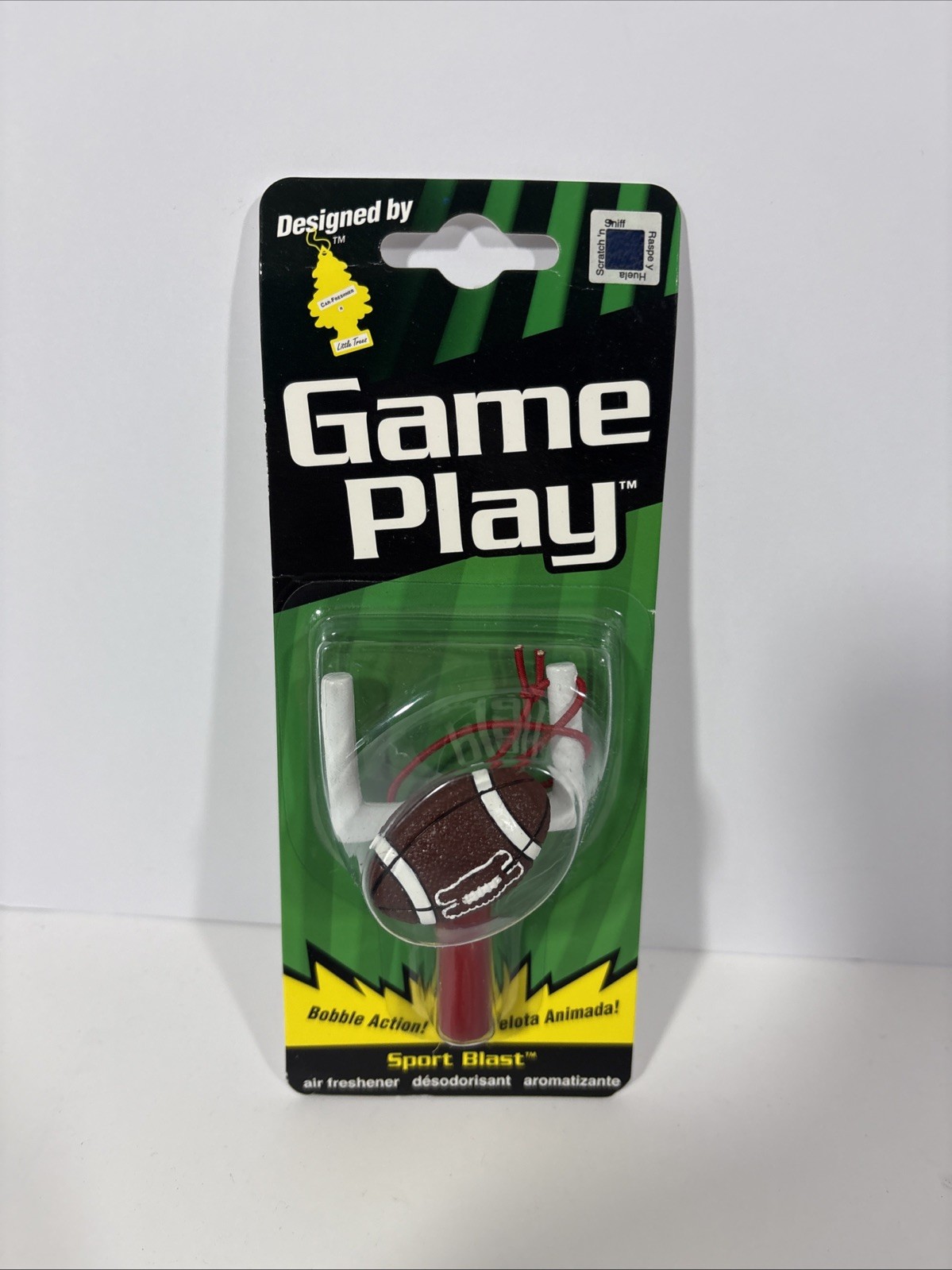 Ambientador Coche Little Trees Juego Jugar Fútbol Bobble De Colección Años 2000 NFL - - Image 3