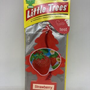 Paquete de 3 ambientadores de coche Little Trees ~ fresa-