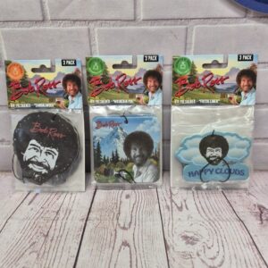 Ambientador Coche Bob Ross Lote De 3 Paquetes Diferentes 3, -NUEVO PRECINTADO-