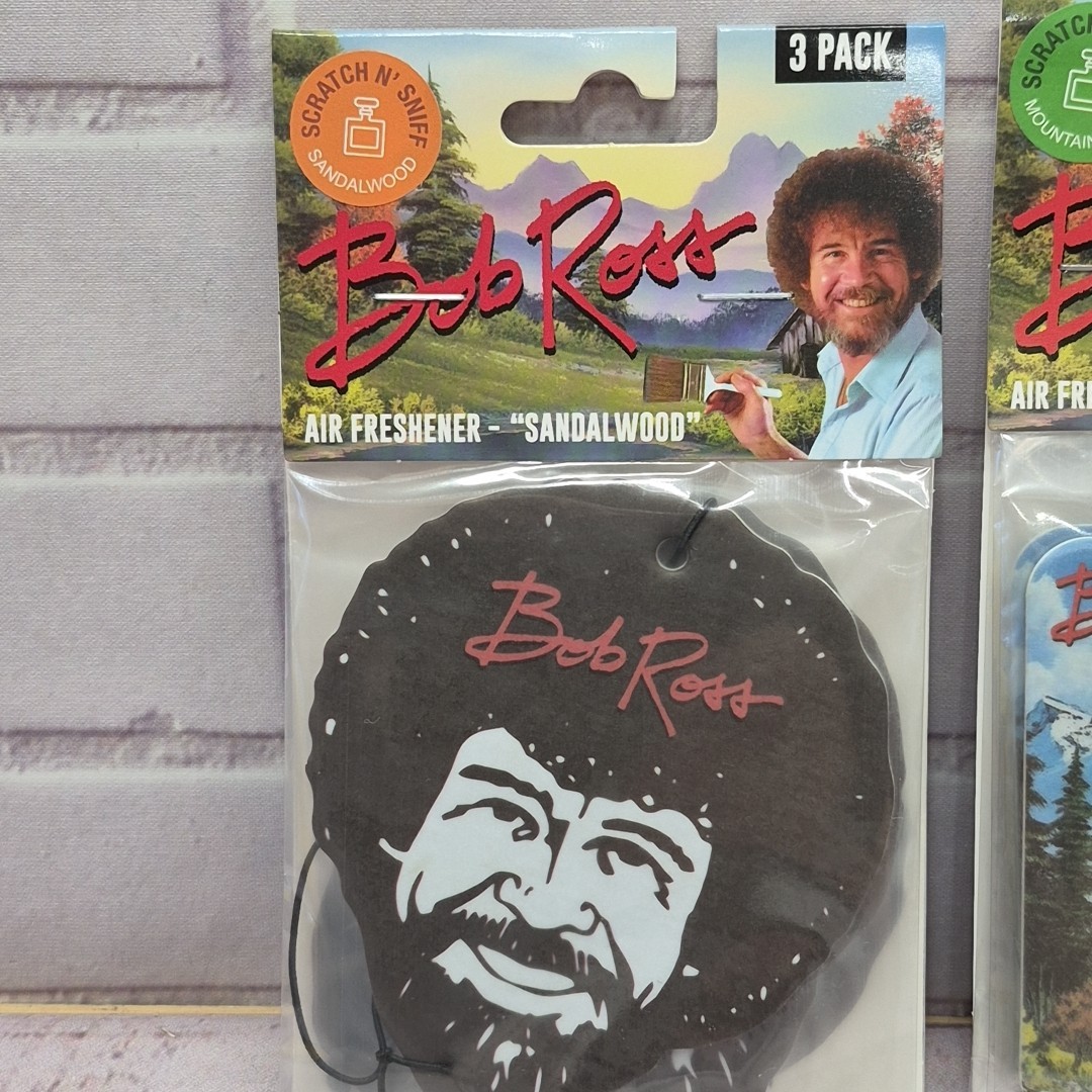 Ambientador Coche Bob Ross Lote De 3 Paquetes Diferentes 3, -NUEVO PRECINTADO- - Image 2
