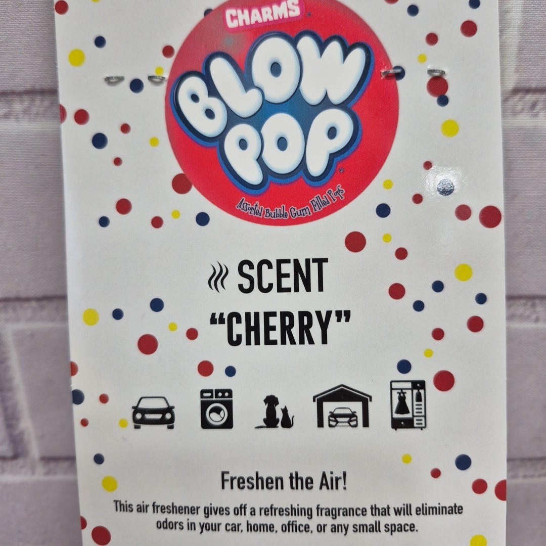 Ambientador coche Charms Blow Pop cereza lote de 3 paquetes, -NUEVO SELLADO- - Image 5