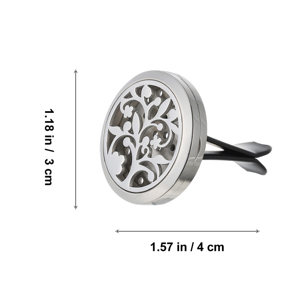 Ambientadores de aire para automóvil clip de ventilación aromaterapia difusor de aceite salida fragancia- - Image 3