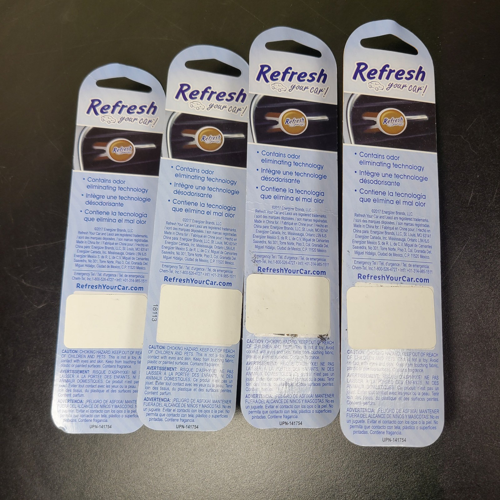 RARE 8-Pack LEXOL LEATHER Refresh Your Car Vent Clip Air Fresheners - Image 5