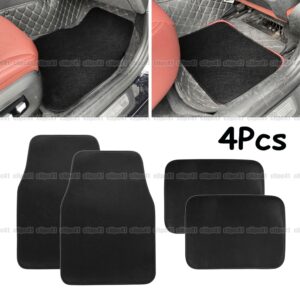 Juego completo de 4 alfombrillas de coche delanteras y traseras alfombrillas de coche universales-