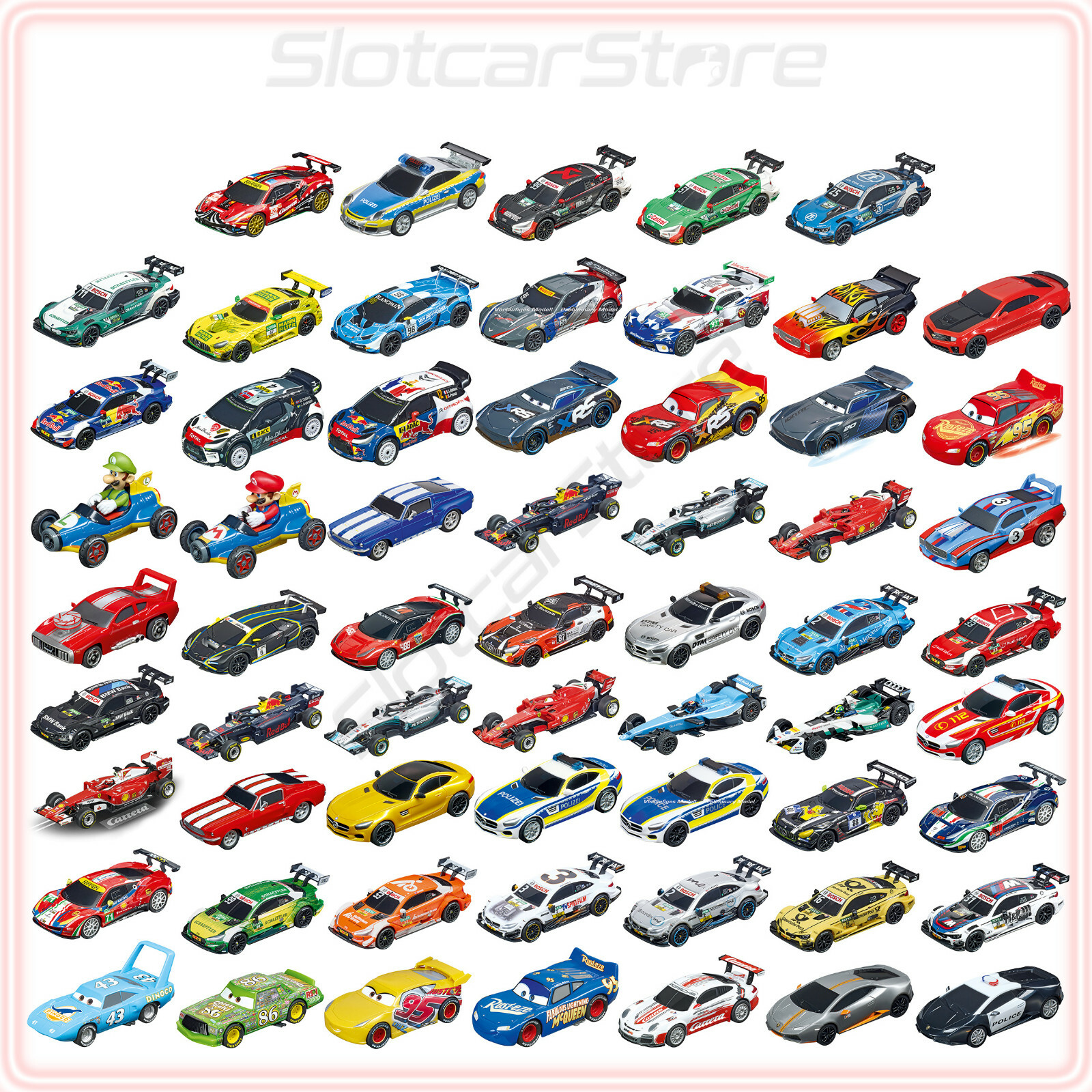 Carrera GO Selección Coche Surtido 2023 2024 2025 1:43 Slotcar Analógico-