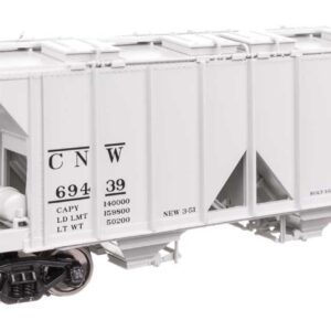 49708 Walthers HO ACF 1958 pies cúbicos tolva cubierta Chicago y North Western #69439-