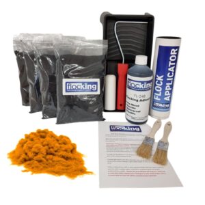 Flocking Kit Oro Gold Large Bulk Over 4 SQM Kit Lots Of Cover Cars