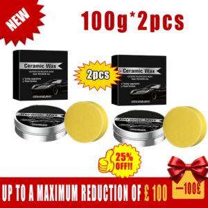 Crema de cera de cerámica de titanio, cera de pulido de revestimiento de automóvil de fuerte protección U K/-