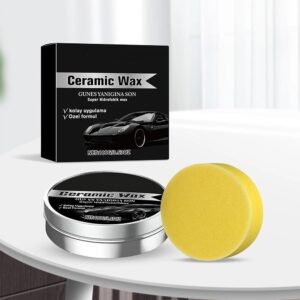 Crema de cera cerámica, cera de pulido de revestimiento de coche de fuerte protección 100 g♋-