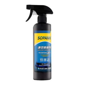 Sopami Coche Recubrimiento Spray 500ML Set Nano Cerámica|Protección Rápida Coche Cera Pulidor-