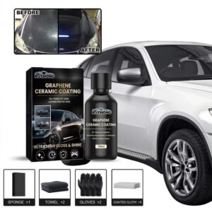 Pintura hidrofóbica de grafeno con recubrimiento nano cerámica de 70 ml para automóviles.' Protección Q4R9-