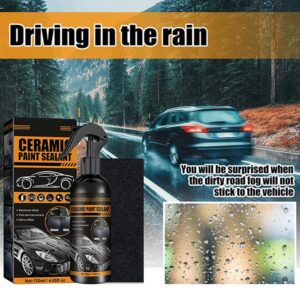 Spray de recubrimiento cerámico de 120 ml de alta protección cera hidrofóbica rápida-