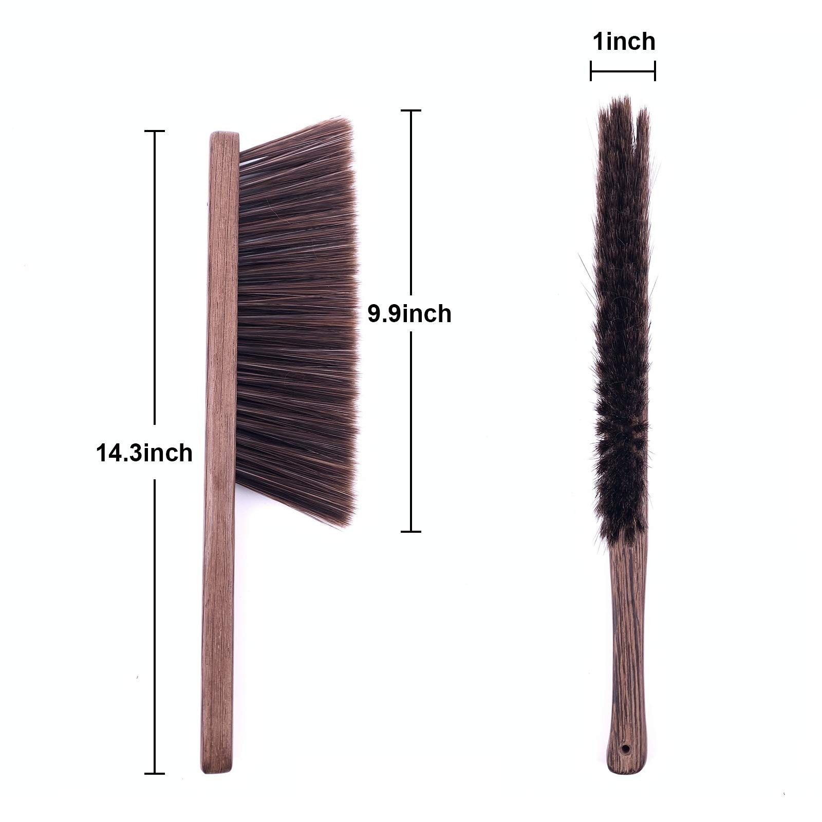 Escoba de mano de cerdas suaves para coche, cama, sofá, jardín, muebles, limpieza de ropa- - Image 5