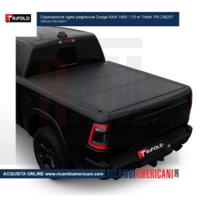 Dodge Ram 1500 2009-2023 Copricassone Tri-Fold 5'7" | 1,70m Tonneau Cover Bed...