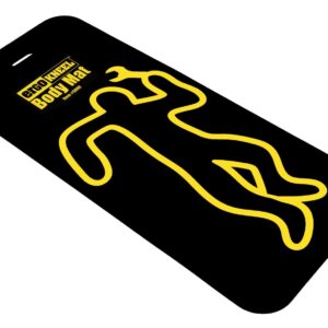 Rodillera grande antifatiga alfombrilla automotriz 41 X 17 negra amarilla duradera...-