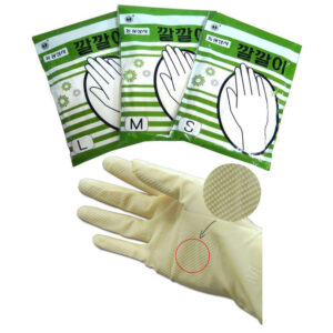 11~12 pares de guantes de trabajo de látex diseñadores de cabello lavado de autos limpieza cocina productos químicos-