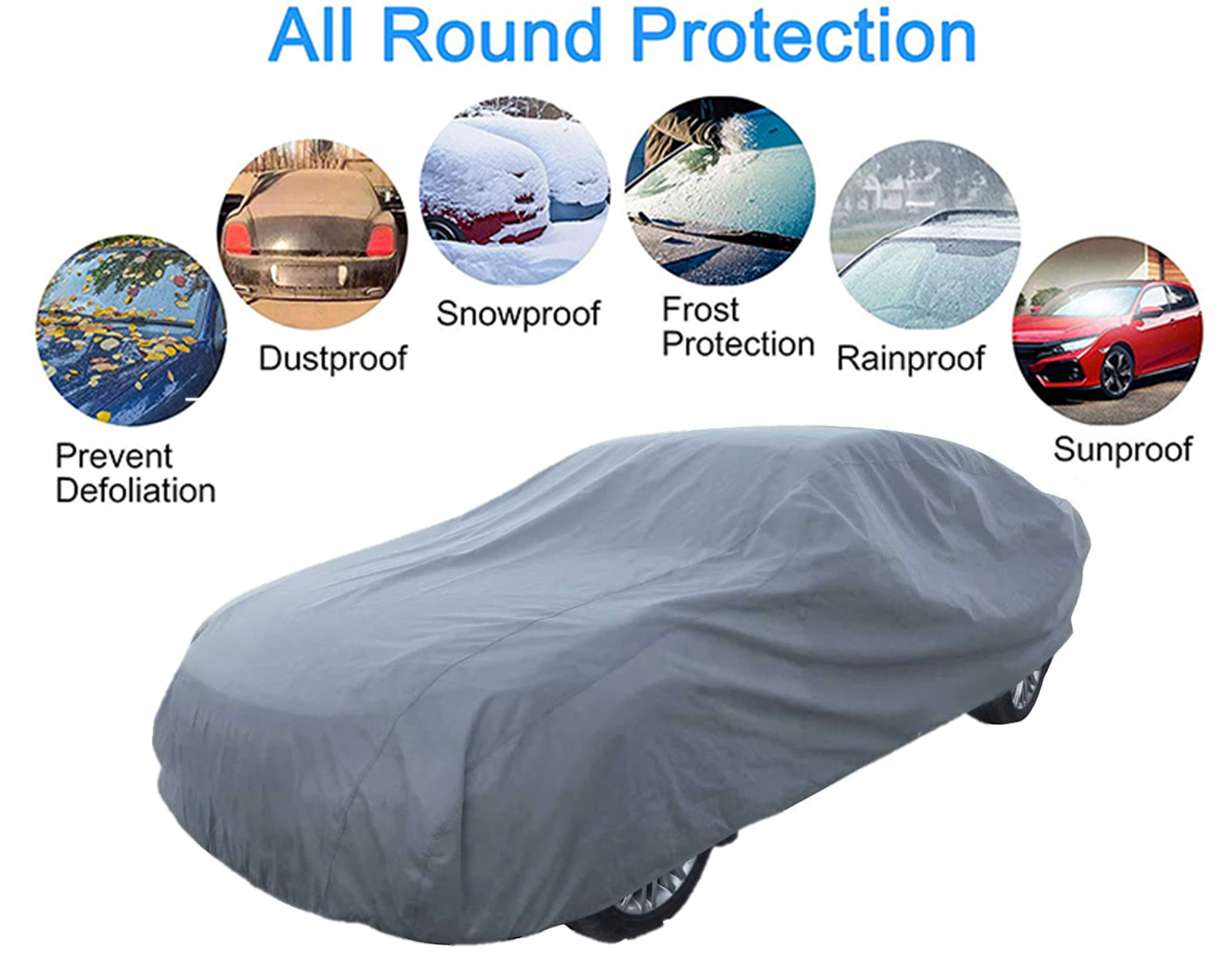 AUDI A4 CONVERTIBLE IMPERMEABLE CUBIERTA DE LUJO PREMIUM FORRADA ALGODÓN RESISTENTE- - Image 2