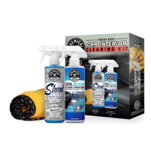 Kit de limpieza interior coche Chemical Guys - sin rayas, interior total y paño-