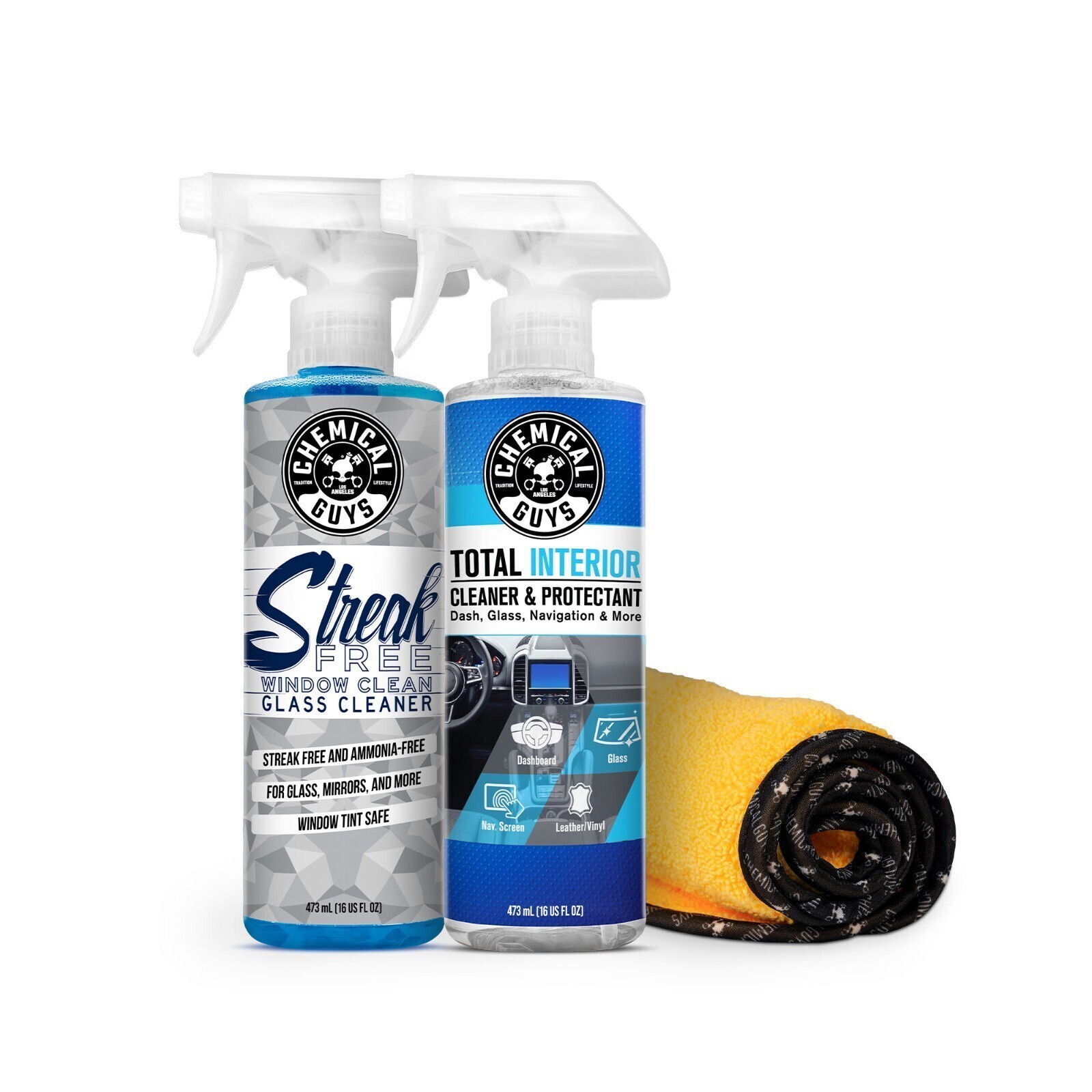 Kit de limpieza interior coche Chemical Guys - sin rayas, interior total y paño- - Image 2