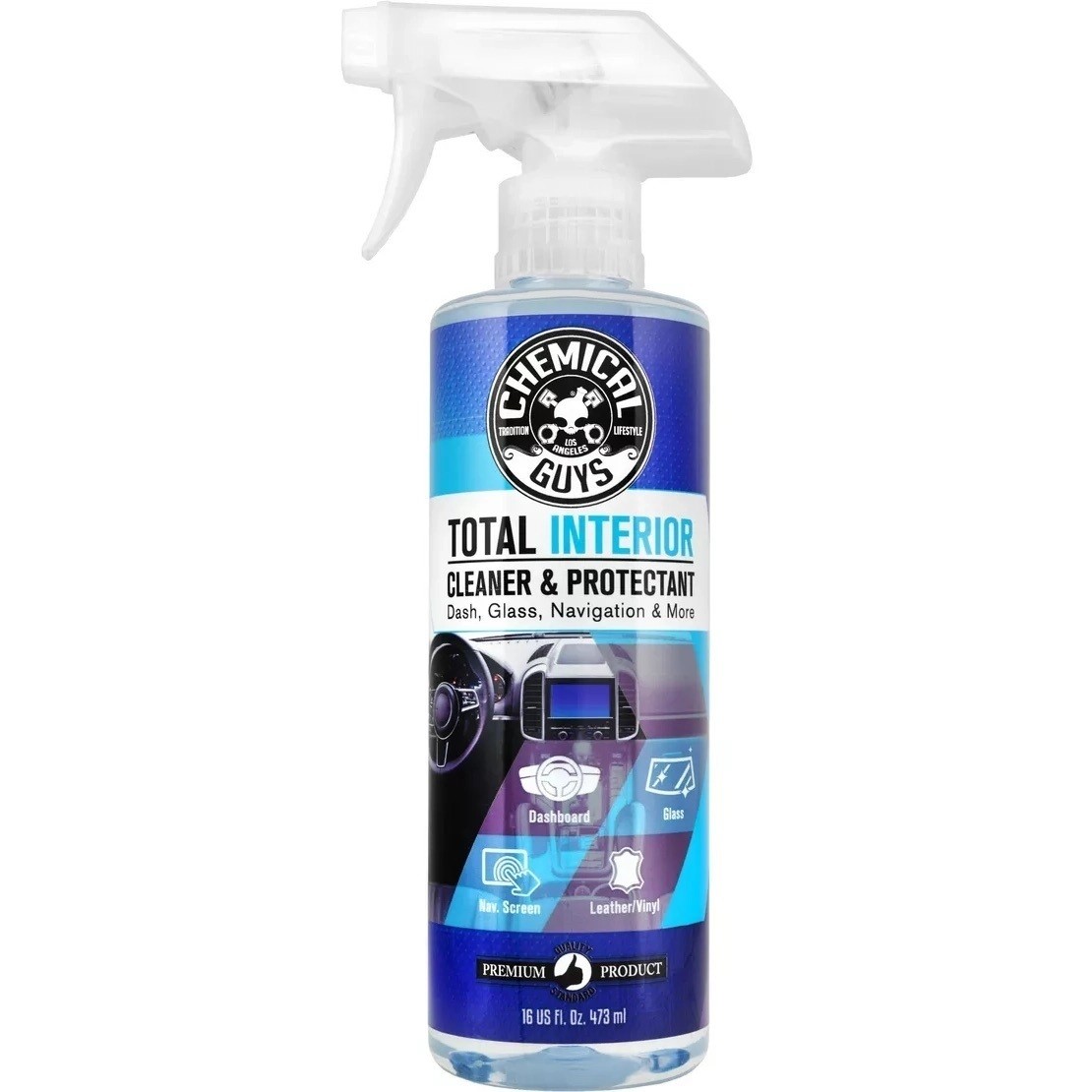Kit de limpieza interior coche Chemical Guys - sin rayas, interior total y paño- - Image 4