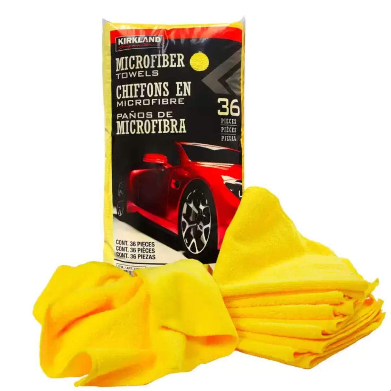 36 Kirkland Ultra Peluche Microfibra Grandes Ropa Toallas Coche Pulido Hogar-