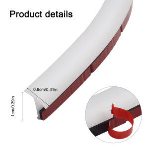 Tira de sello de goma para puerta de coche automotriz en forma de T aislada acústica e impermeable 4M-
