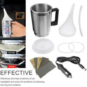 Kit de reparación de restauración de lentes de faros de coche profesional herramienta de limpieza limpiador de pulido-