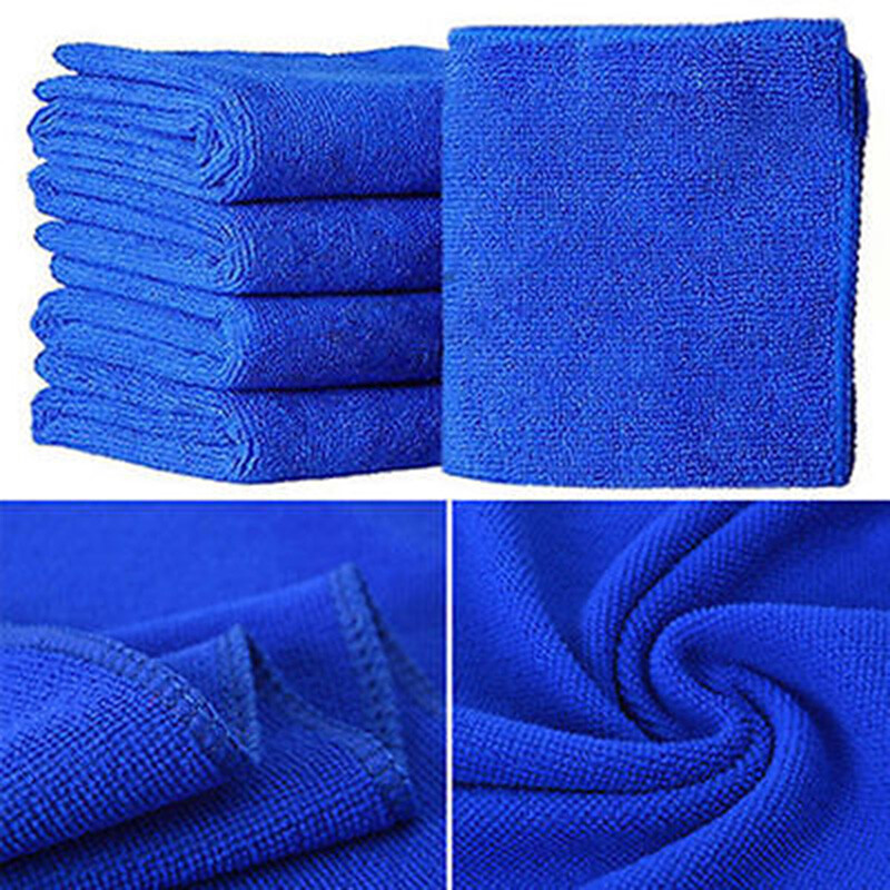 10 X LARGE MICROFIBRE CLEANING AUTO CAR DETAILING SOFT CLOTHS WASH TOWEL DUSTER - Image 3