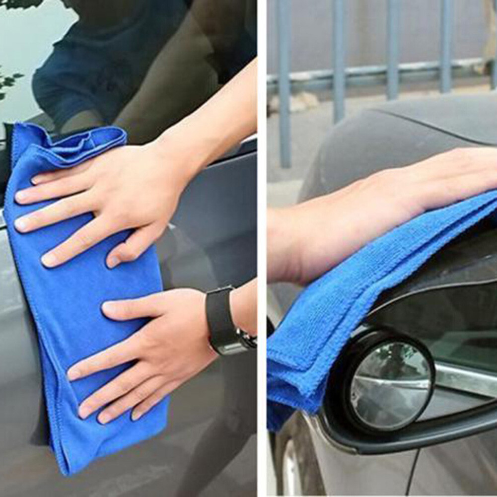 10 X LARGE MICROFIBRE CLEANING AUTO CAR DETAILING SOFT CLOTHS WASH TOWEL DUSTER - Image 4