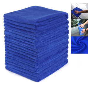 10 x LARGE MICROFIBRE CLEANING AUTO CAR DETAILING SOFT CLOTHS WASH TOWEL DUSTER