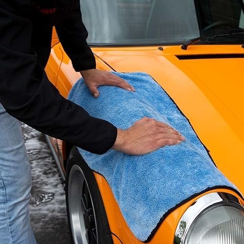 Pack de 2 Paños de Microfibra Milagrosos 60×90 cm – Secado y Limpieza de Coche de Felpa Grande- - Image 4
