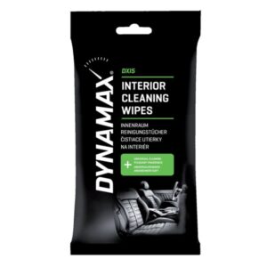 DYNAMAX Toallitas de Limpieza Interior de Coche Tablero Toallitas Frescas Húmedas Tela de Plástico-