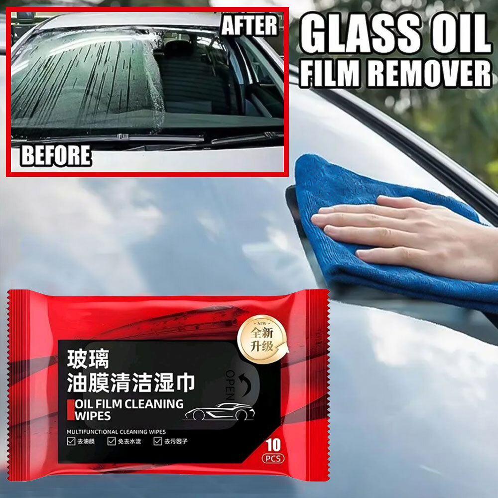 Toallitas de limpieza de película de aceite para automóvil removedor de película de aceite de vidrio toallitas limpiadoras de parabrisas automático-