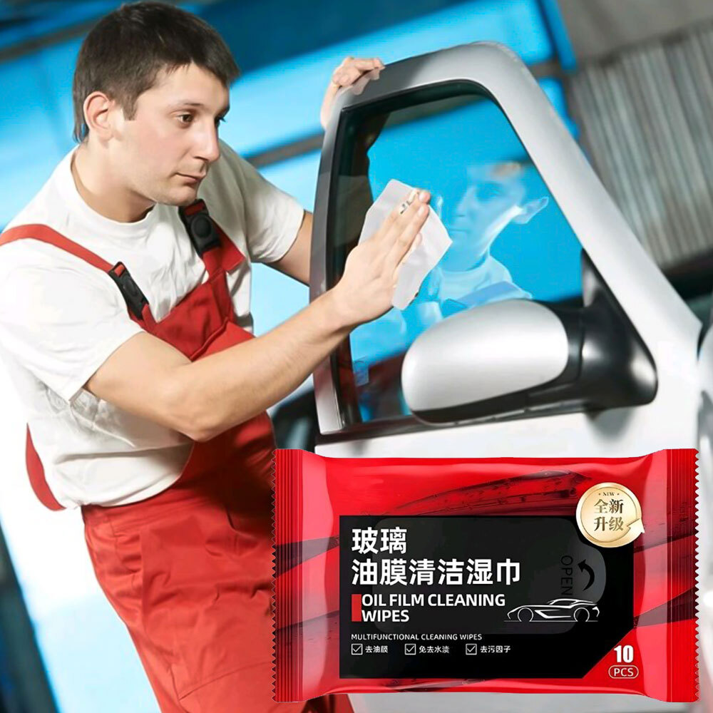 Toallitas de limpieza de película de aceite para automóvil removedor de película de aceite de vidrio toallitas limpiadoras de parabrisas automático- - Image 5