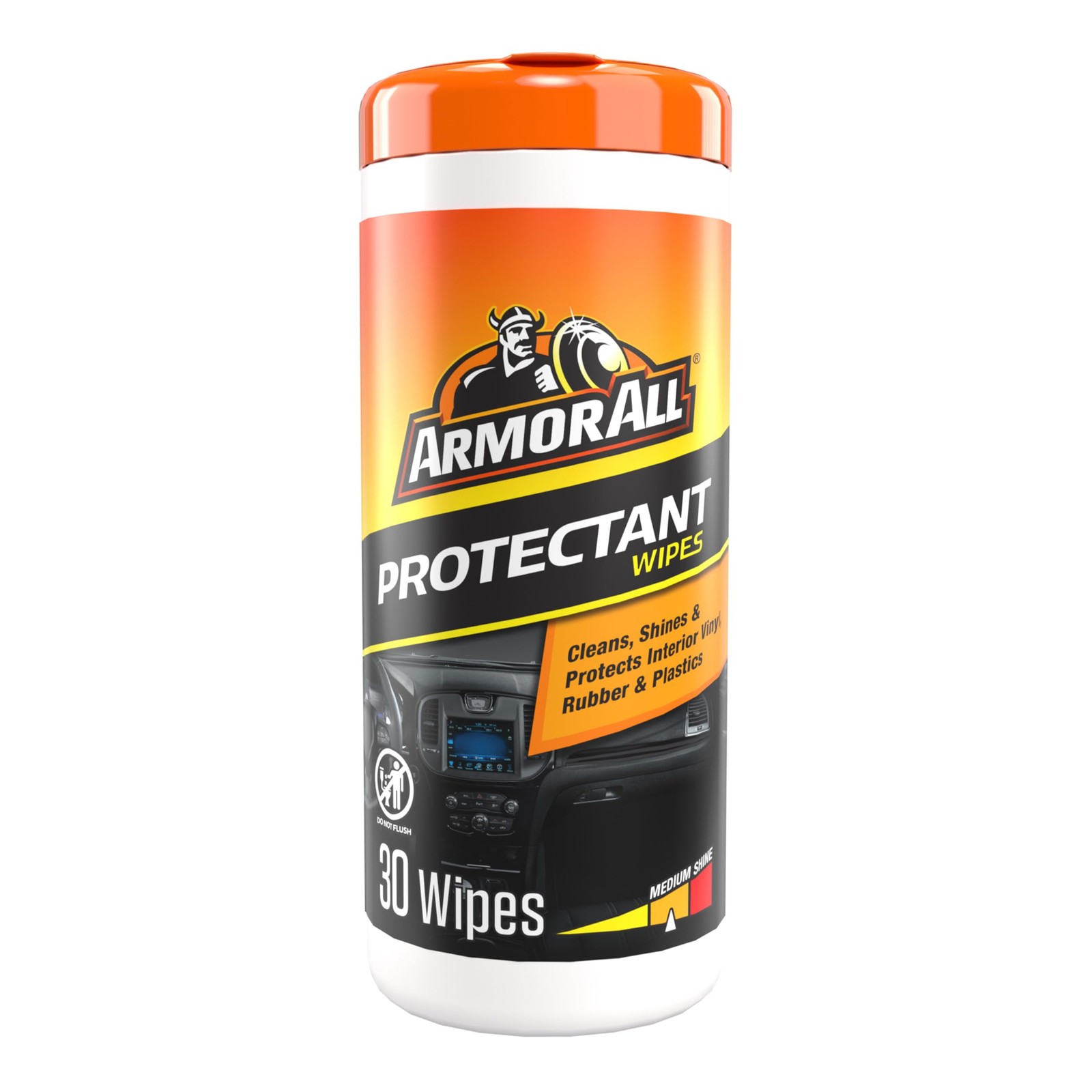 Armor All Car Cleaning Wipes 30 Count Interior Cleaner Dashboard Vinyl Leather