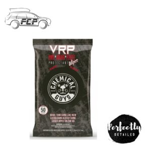 Toallitas protectoras de coche Chemical Guys VRP para vinilo, caucho y plástico 50 toallitas-
