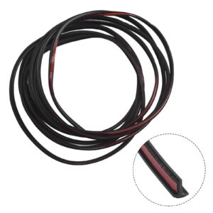 Tira de sellado de goma automotriz 4M TShape Weatherstrip para puerta de automóvil para bordes-