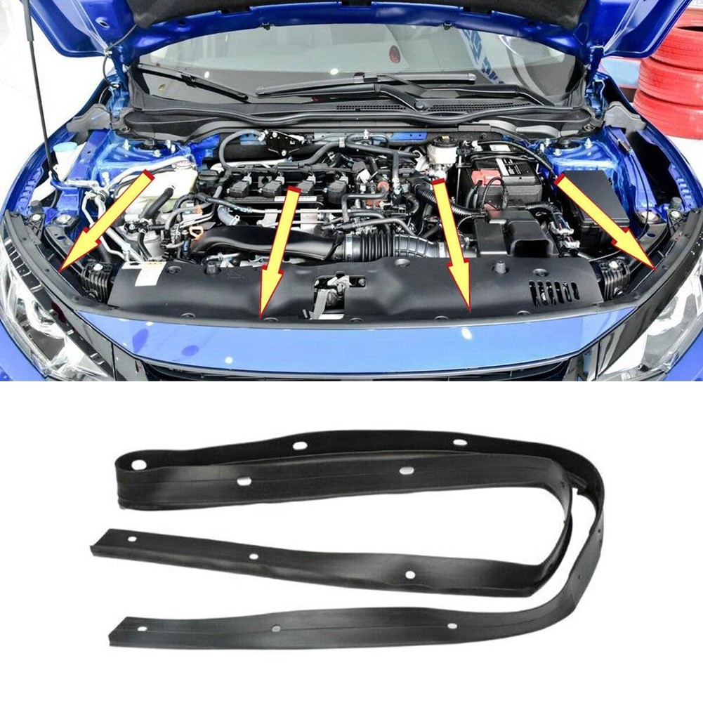 Automotive Rubber Hood Seal Gasket Hood Seal for 2016-2019 Car6884 - Image 5