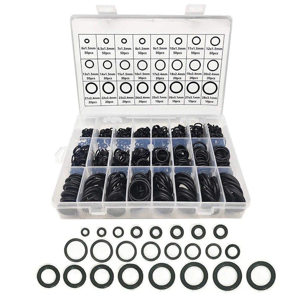740 Kits de juntas tóricas de goma 24 tamaños de juntas de sellado anillos reparación automotriz- - Image 2