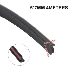 Restripa climática automotriz con borde de goma en forma de T imprescindible para todos los propietarios de automóviles-