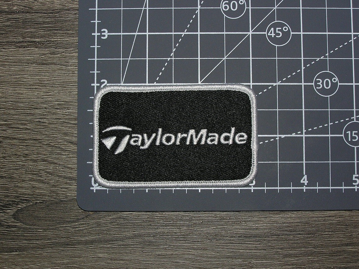 Parche bordado de hierro para golf TaylorMade de 3" x 2"- - Image 2