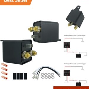 Relé de carga dividido 12V DC 120A - 4 pines de alta resistencia para condiciones difíciles-