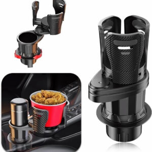 2 in 1 360° Rotatable Automotive Cup Holders Multifunctional Car Cup Holder