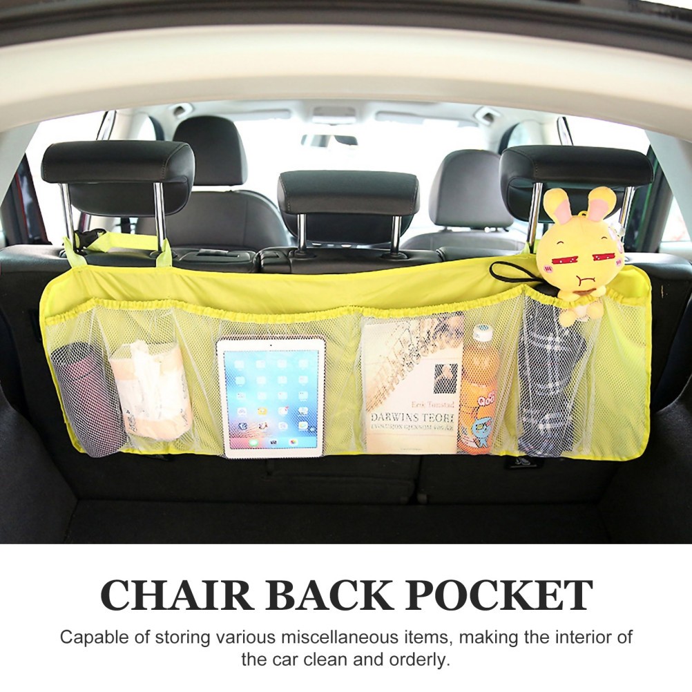 Asiento de coche bolsa colgante respaldo almacenamiento asientos automáticos organizador para- - Image 4