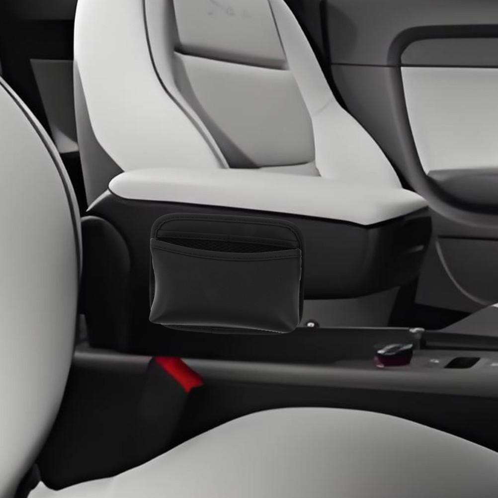 Asiento Delantero Coche Organizador Moneda Puerta Lateral Bolsillo Monedero Soporte entre Asientos- - Image 4