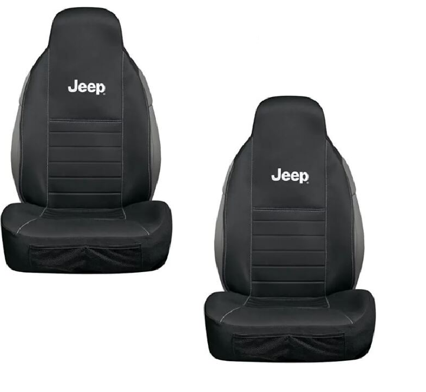 Nuevas fundas de asiento delanteras sin laterales para camioneta SUV de lujo resistentes para Jeep-